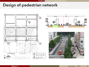 Design of pedestrian network 1